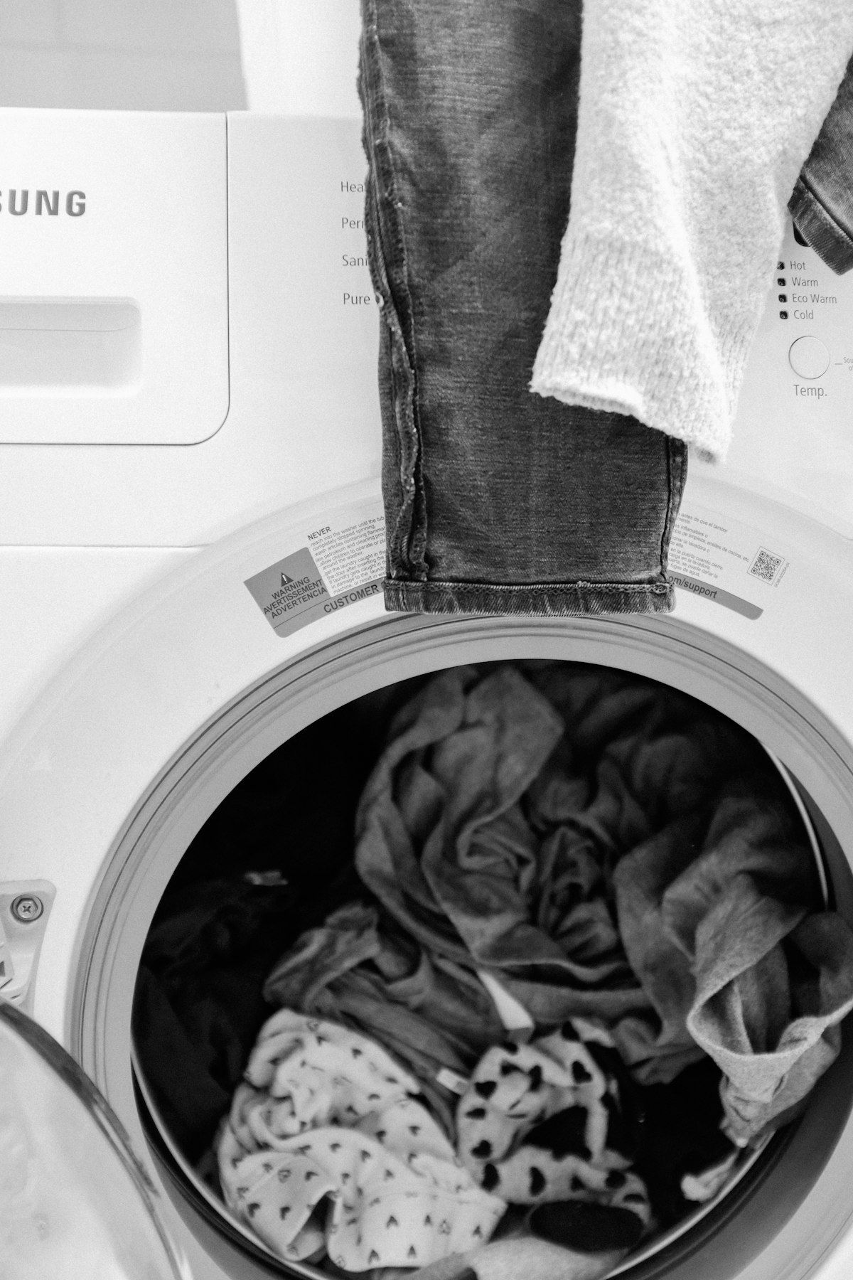 Laundry room with washing machine and dryer